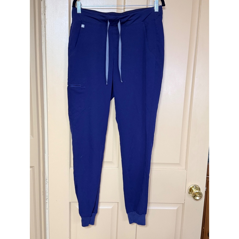 FIGS Technical Collection Navy Blue Scrub Jogger Pants Womens Medium Zamoras